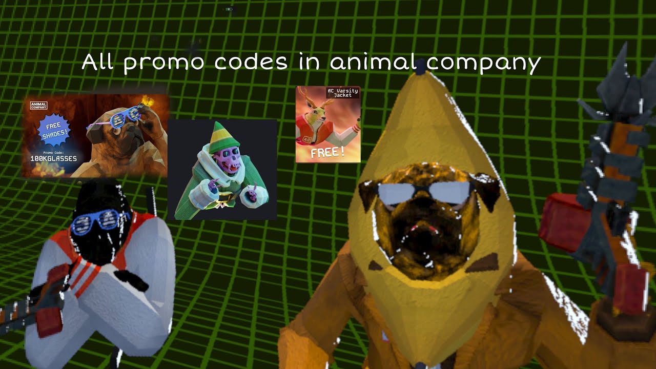 All promo codes in animal company - YouTube