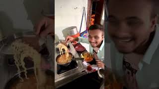 DAY 41/100 MAGGI WITH CUTE BHANJA 🥵🍝💝 #vairal #shorts #cooking #food #trending