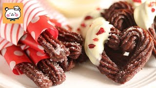 Chocolate Churros ｜ Hida Mari Cooking&#39;s recipe transcription