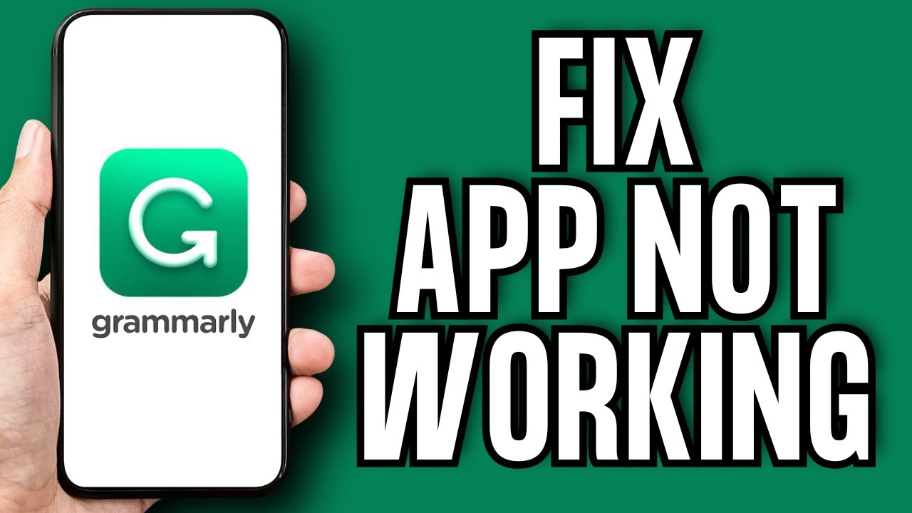 How To Fix Grammarly App Not Working Mobile - YouTube