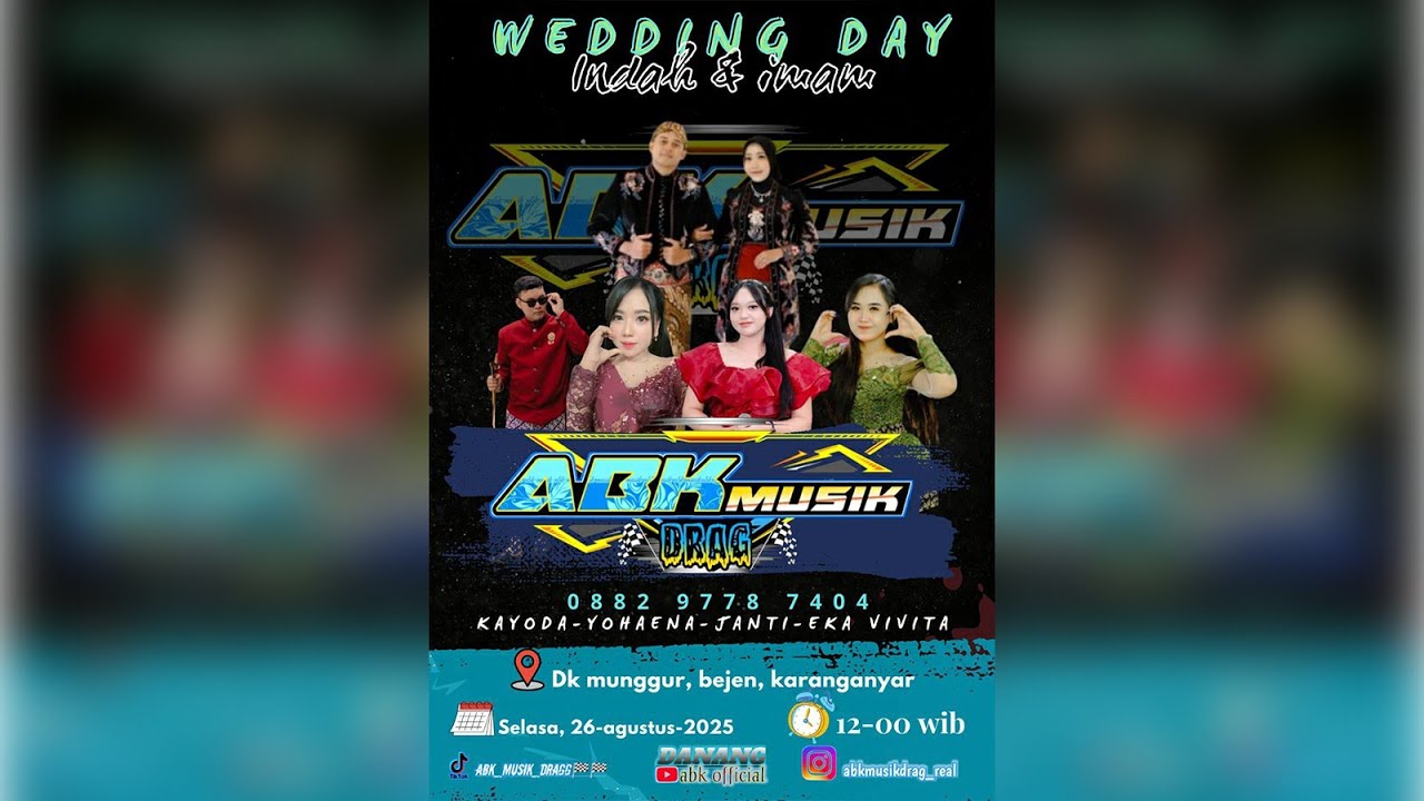 LIVE CS ABK MUSIC DRAG | PERNIKAHAN  INDAH & IMAM | GLW SOUND SYSTEM | SETIA HD