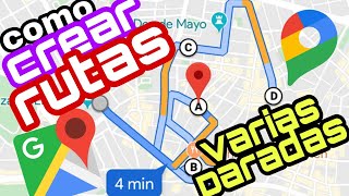 🚩cómo crear rutas con VARIAS PARADAS en GOOGLE MAPS📌🌍 FÁCIL Y RÁPIDO📍2022 COMO A USAR GOOGLE MAPS 🚩 screenshot 4