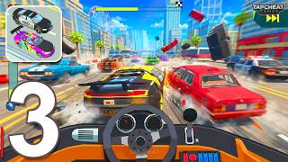Crazy Rush 3D: Race Master - Gameplay Walkthrough Part 3 - Crazy Car Race (Android, iOS) screenshot 1