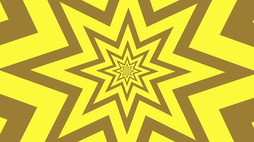 Royalty Free Template Yellow Star Tunnel Background Loop Animation