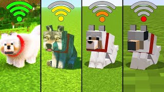 minecraft with different Wi-Fi levels