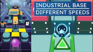 Rolling Sky  Industrial Base different Speeds