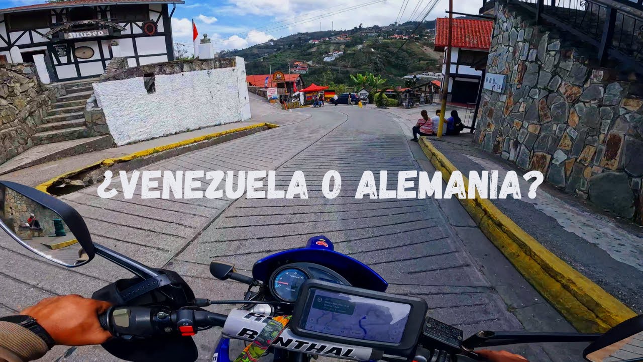 REALIDAD de ir a la COLONIA TOVAR EN MOTO 2025 😱 (No creerás lo que PASO)