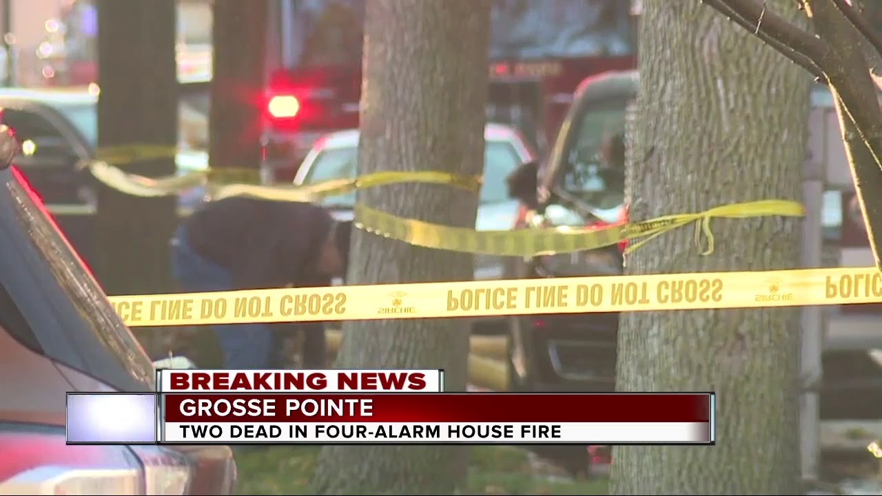 2 die in house fire in Grosse Pointe - YouTube