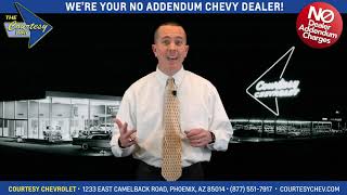 No Dealer Ads on New Chevys @ Courtesy Chevrolet Experience The Courtesy Way