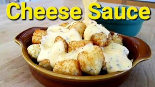 Cheese Sauce - for Vegetables, Cheesesteaks and Mac & Cheese - PoorMansGourmet