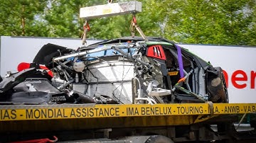 Eau Rouge and Raidillon Crashes Compilation (Spa Francorchamps)