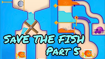 FISHDOM MINI GAME : SAVE THE FISH PART 5 || LEVEL 21-25 || PULL THE PIN