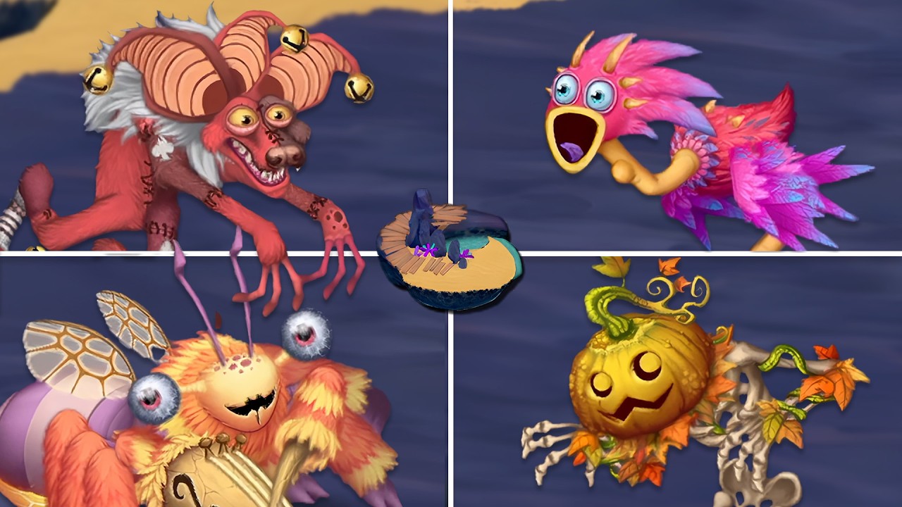 Остров Странников, Волна 5 — Все звуки и анимации монстров (My Singing Monsters: Dawn Of Fire)