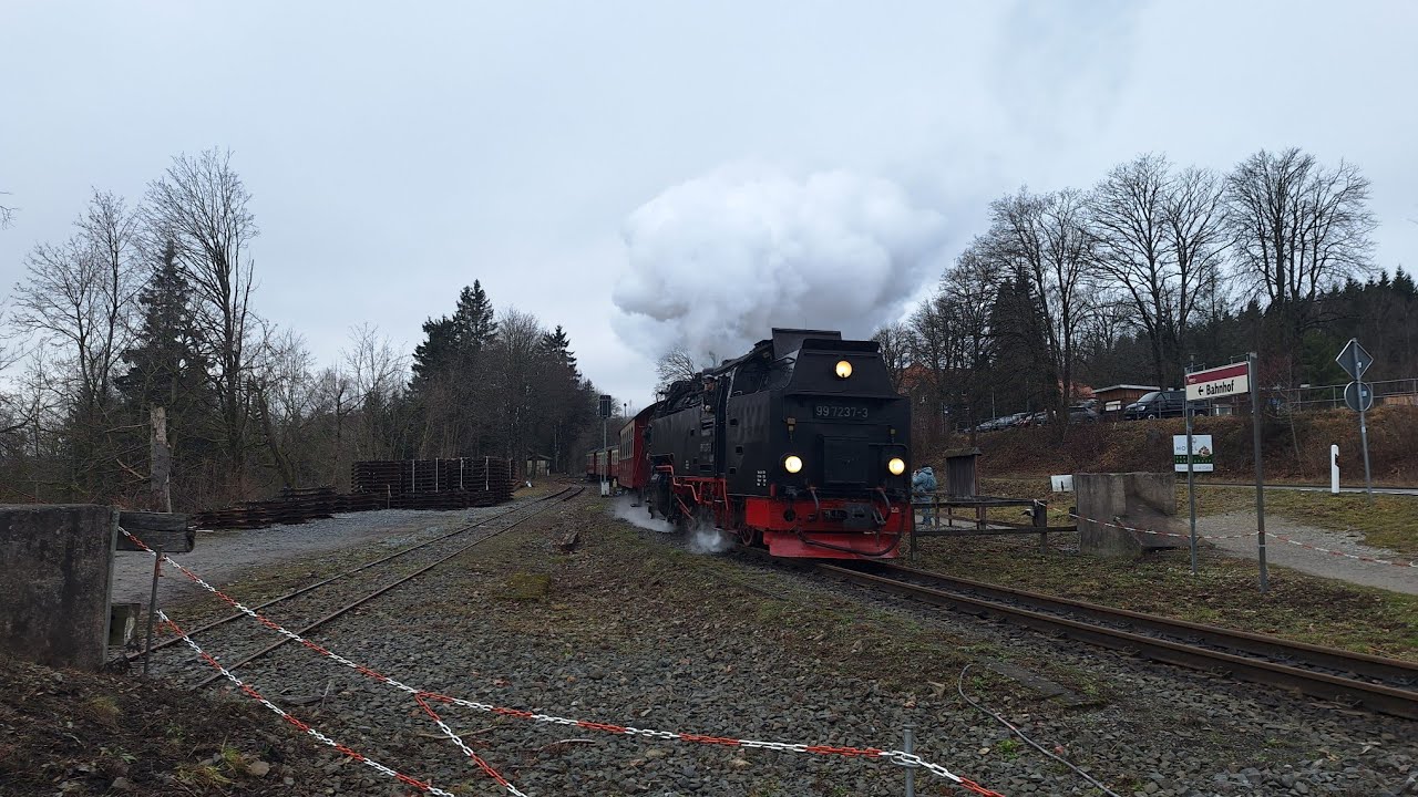 Herbstdampf auf der Brockenbahn Teil 2