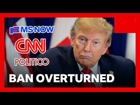 Breaking news overturns President |Trump's White House m