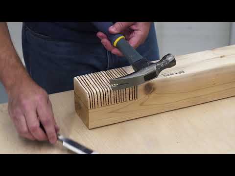 How To Cut a Wide Notch Using Simple Tools