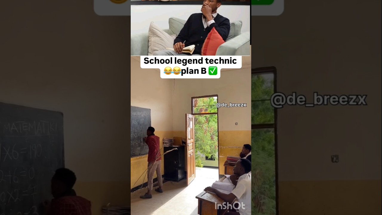 school 🎒📚 legend technic pplan B 📋🅱 #viral #funny #trending #shots #comedy