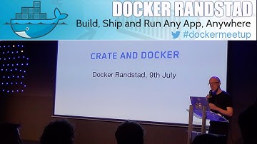 Crate and Docker: Scale Your Database like Your Application