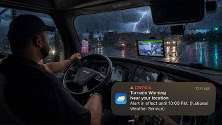 Solo Overnight Trucking Through a Severe Storm