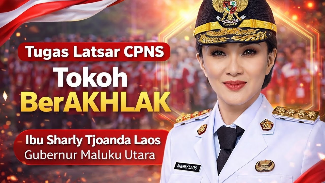 Tugas Latsar CPNS 2026 I Tokoh BerAKHLAKI lbu Sharly Tjoanda Laos Gubernur Maluku Utara