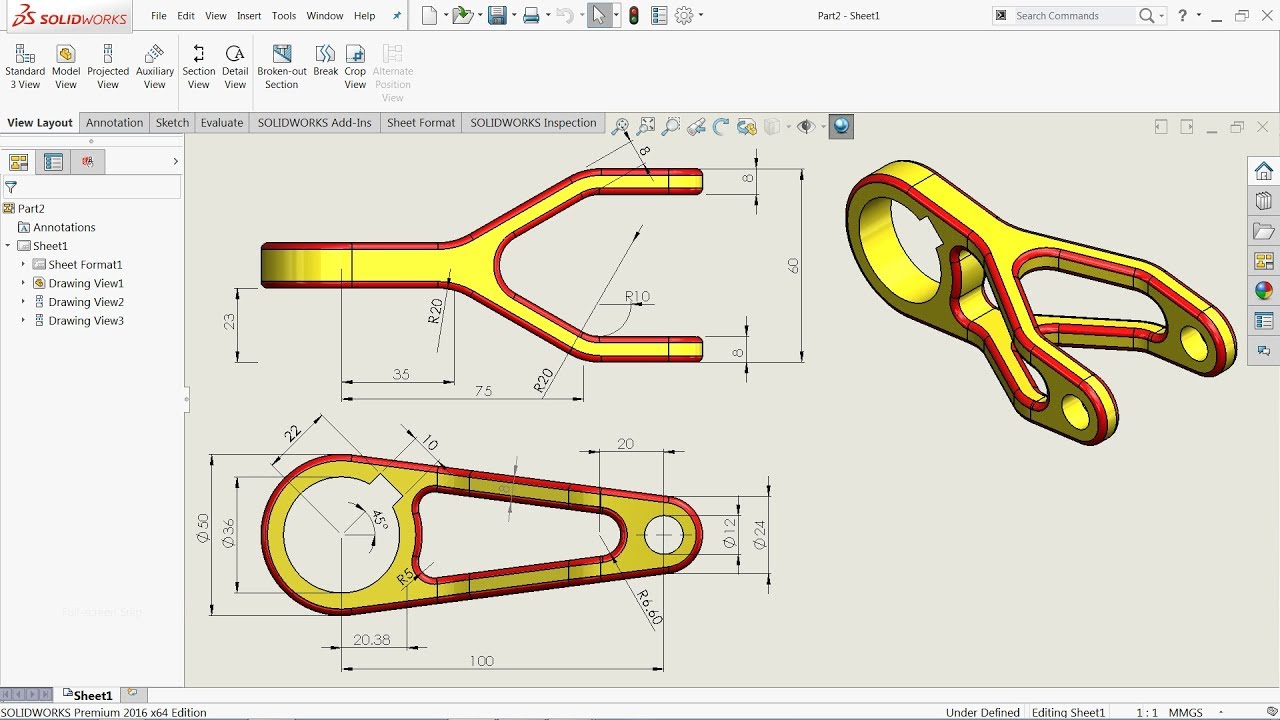 16 New How to make solidworks drawing of sketch for Adult