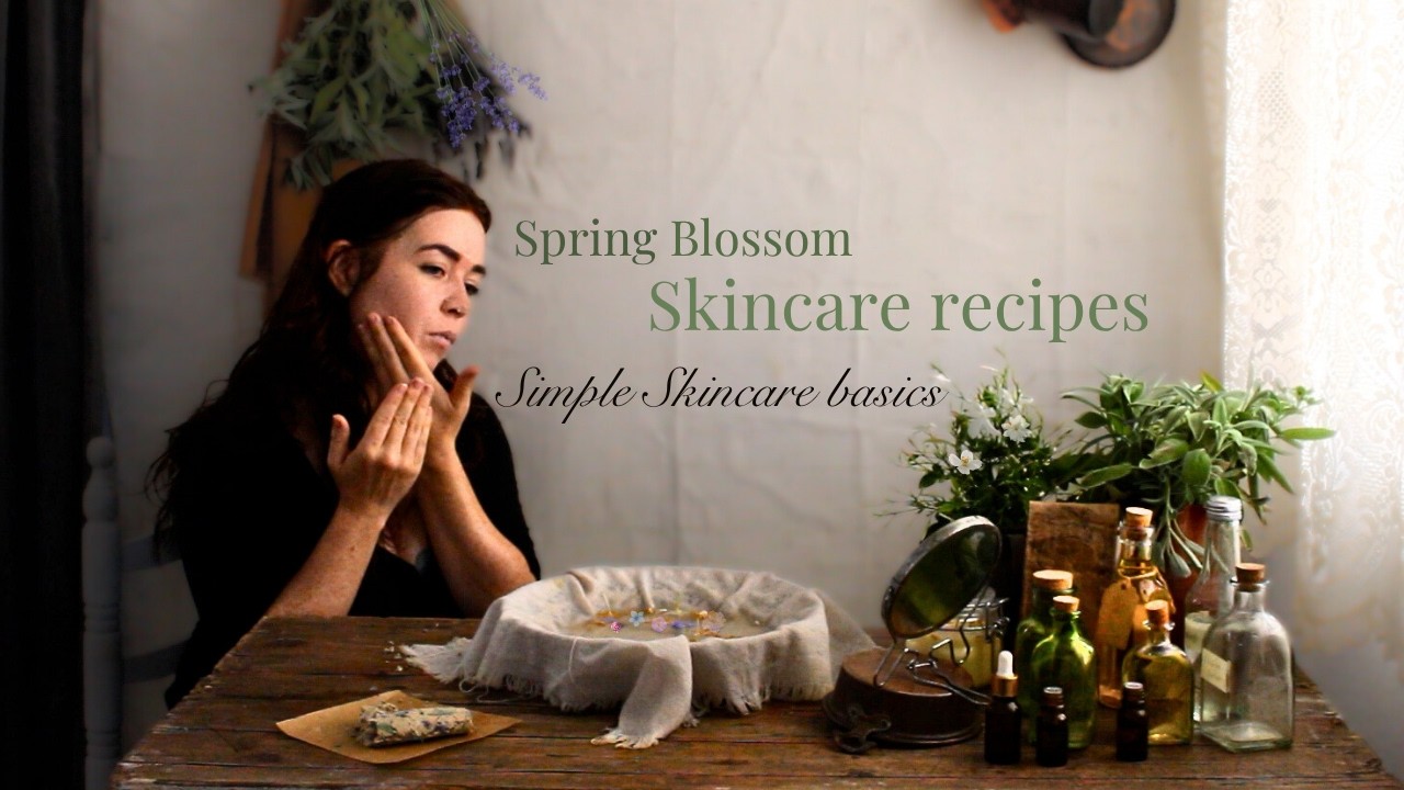 How I Take Care of My Skin on a Artist's Budget- My Simple Homemade Skincare Recipes, Aesthetic vlog