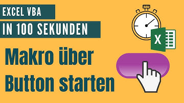 Excel VBA Makro über Schaltfläche / Button starten [Alle Excel VBA Befehle]