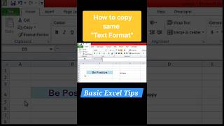 How to use "Format Painter" tools in excel🔧🔧 #excel