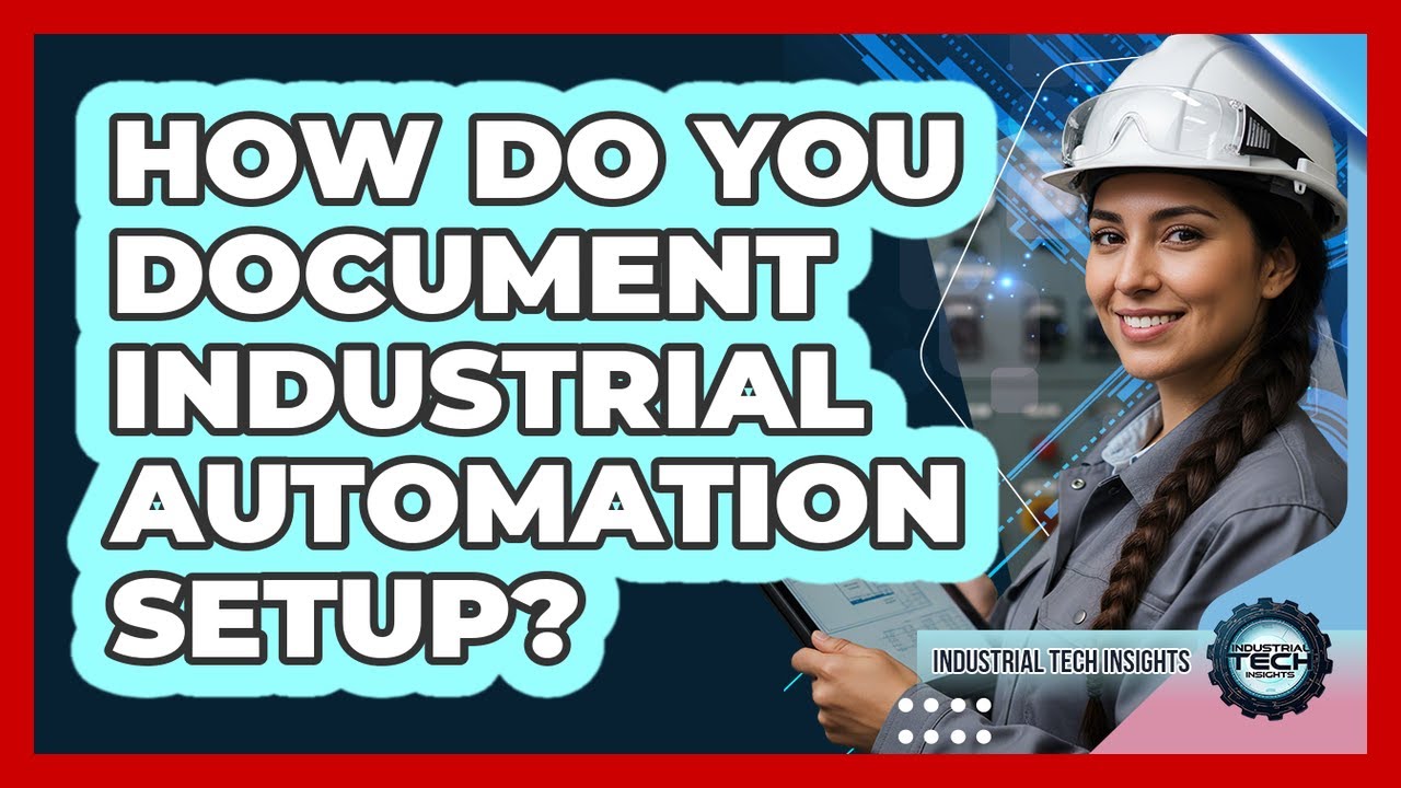 How Do You Document Industrial Automation Setup?