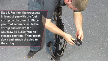 How to Cock Your Crossbow with the ACUdraw50 SLED | TenPoint Crossbows
