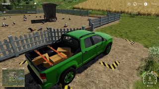 Farming Simulator 2019 PS4 - Ravenport - Chickens - how to buy them, feed them and clean them.