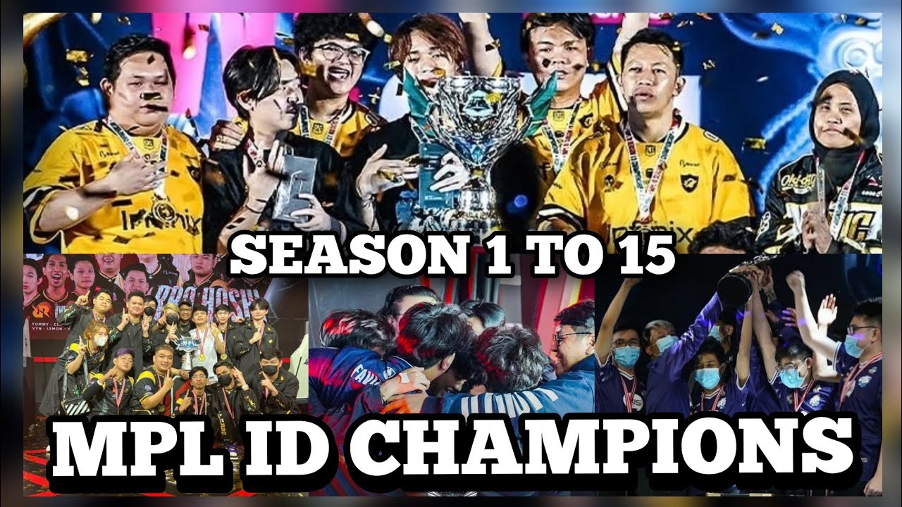 ALL MPL ID CHAMPIONS! FROM SEASON 1 TP 15...🏆