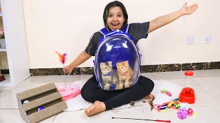 شفا جربت أغرب مشتريات لقطتها ! جننوني ! we test cat toys