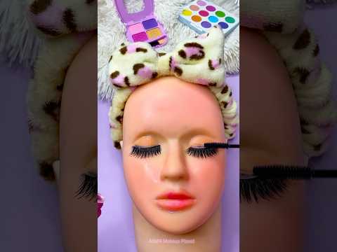 ASMR Makeup Planet Mannequin Skincare Sounds Video No talking pink mask