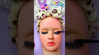ASMR Makeup Planet Mannequin Skincare Sounds Video No talking pink mask