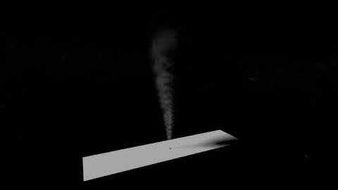 Blender - Nitrogen Gas Thruster Effect Test