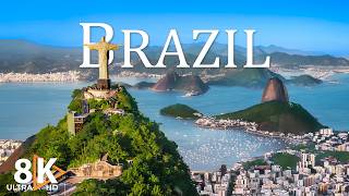 Brazil 8K Ultra HD 🇧🇷 | Rio de Janeiro, Amazon Rainforest, Iguazu Falls &amp; Vibrant Carnival Energy