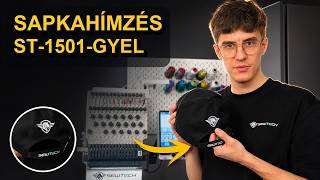 How to Embroider a Hat with SEWTECH ST-1501 Using Plastic Hoop