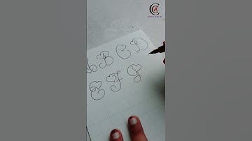 Heart Font Letters Part 1 #shorts #youtubeshorts