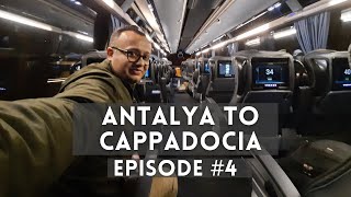 Antalya to Cappadocia | Overnight Bus in Turkey | EP# 4 Turkey Travel Series