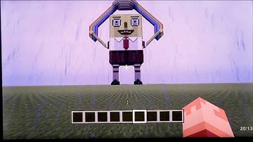 Minecraft Xbox360 SpongeBob pixel art!
