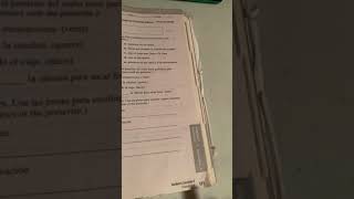 Avancemos 2 workbook pages 177 & 178