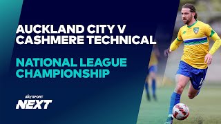 Football: NL - Auckland City v Cashmere Technical
