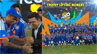 Team India T20 World Cup 2026 Final Trophy Lifting Moment India Trophy Lifting Moment Ind Win