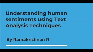 Sentiment Analysis Demo