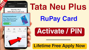 Tata Neu Plus Credit Card Pin Activate | Tata Neu Plus Credit Card Apply Online 2024