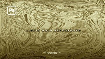 Quick Photoshop Tutorial: Liquid Gold background