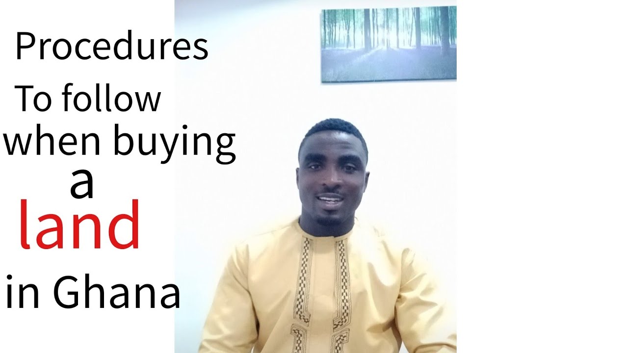 The procedures you should follow when buying a land in Ghana. Takoradi