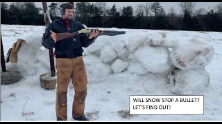 Will Snow Stop A Bullet