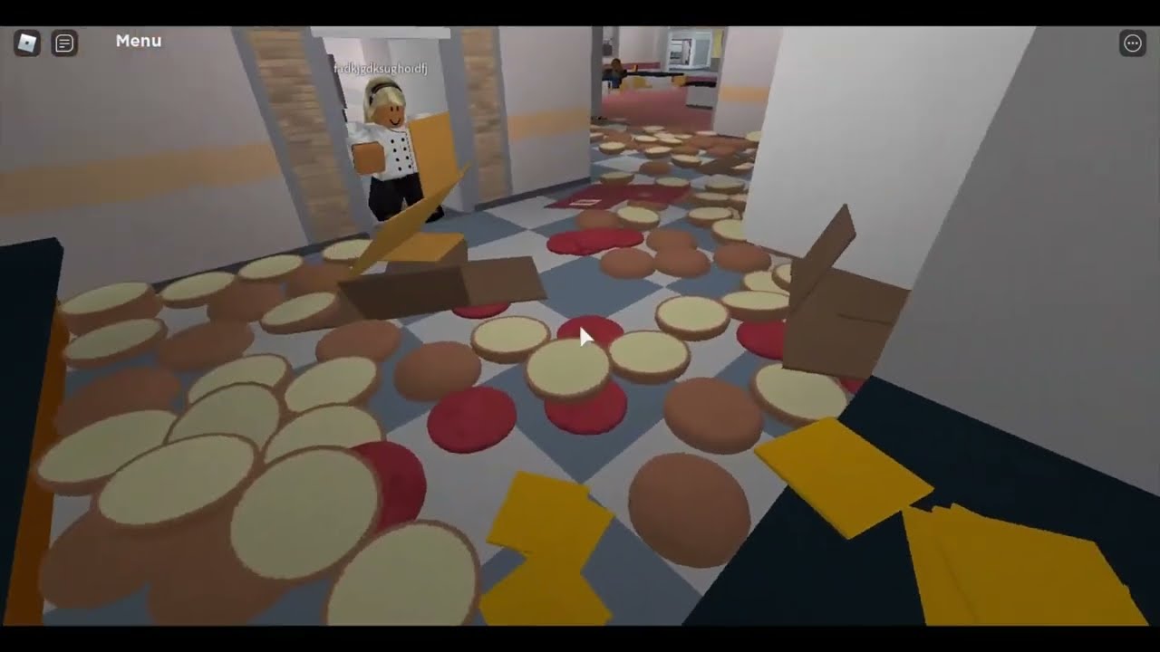 Roblox Cook Burgers - Making a big mess in the kitchen - YouTube